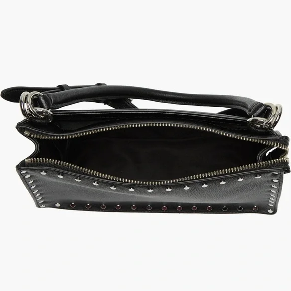 Black Studded Crossbody Bag - Picture 4 of 4